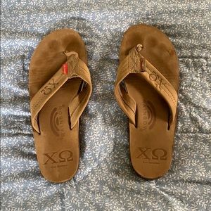 Rainbow Chi Omega Sandals